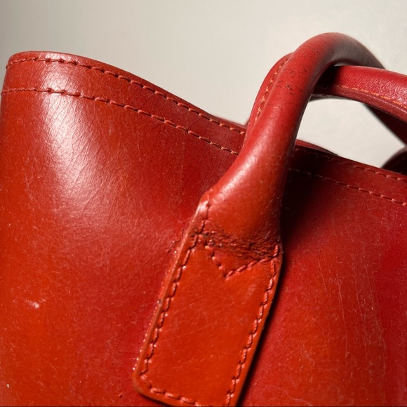 Trussardi Red Leather bag - Picture 3 of 14